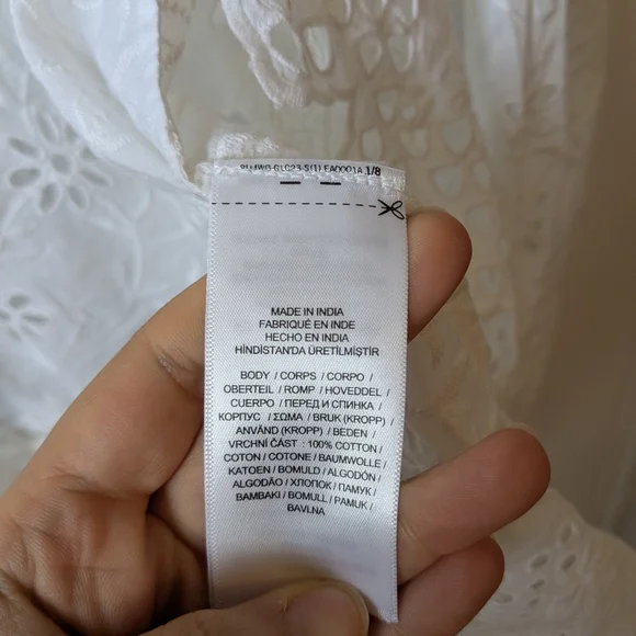 Ralph Lauren Broderie Anglaise Eyelet Jacket - Size M - Picture 6 of 10